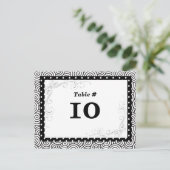 Tabel Nummer Kaart voor speciale evenementen (Staand voorkant)