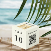 Tabel nummer QR code menu ivoor business logo Kubus