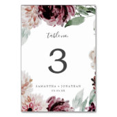 Tabel nummer van de Florence-Romance Kaart (Voorkant)