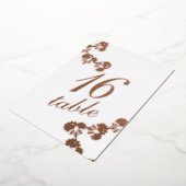 Tabel nummer van Florence Gold geperste Folie Folie Uitnodiging (Gedraaid)