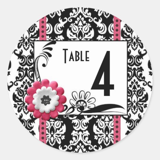 TABEL NUMMER Wijnbier Fles Weddenschap Etiketten (Voorkant)