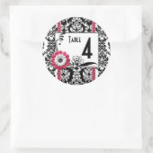 TABEL NUMMER Wijnbier Fles Weddenschap Etiketten (Tas)