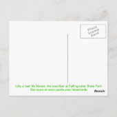 Tabel op afvalwater briefkaart (Achterkant)