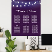 TABEL PLANNER Zitplaats Poster (Thuiskantoor)