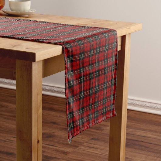 Tabel Runner - Red Tartan Macpherson Clan Lange Tafelloper (Voorbeeld)