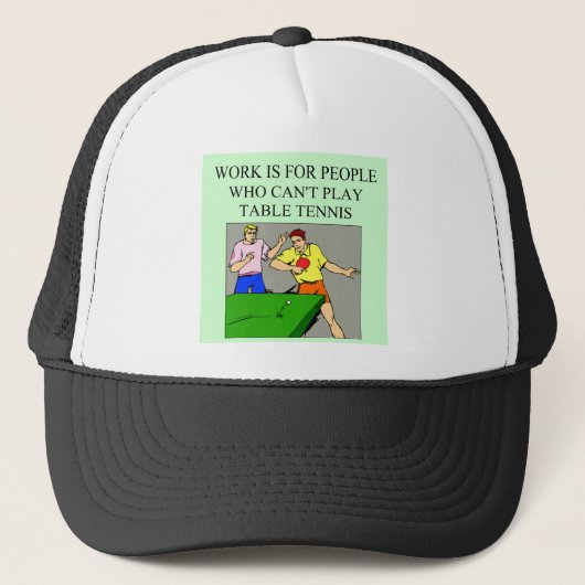 TABEL TENNIS1 TRUCKER PET (Voorkant)