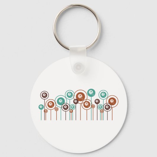 Tabel Tennis Daisies Sleutelhanger (Voorkant)