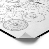 Tabel van Astronomie ~ Cyclopaedia ~ Ephraim Chamb Poster (Hoek)