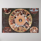 Tabel van de sterrenzins, van Hieronymus Bosch (B) Poster (Voorkant)