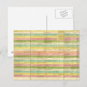 Tabel vergelijkt de grondwetten van de VS Briefkaart (Voorkant / Achterkant)