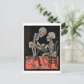 Tabel voor twee briefkaarten (Staand voorkant)