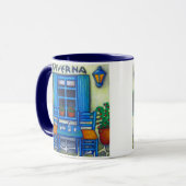 Tabel voor twee in Griekenland Coffee-Mok Mok (Voorkant links)