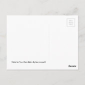 Tabel voor twee, Paris Bistro van Lisa Lorenz Briefkaart (Achterkant)