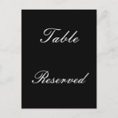 Tabel voorbehouden briefkaart (Voorkant)