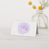 Tabel Waterverf Lavender Plaatskaartje (Achterkant)