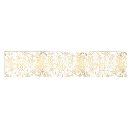 Tabelbaanvakantiesnowflakes Korte Tafelloper (Horizontaal)