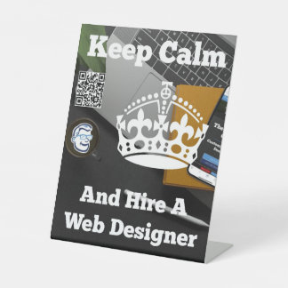 Tabelbovenste teken reclamebord met voetstuk