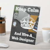 Tabelbovenste teken reclamebord met voetstuk (Insitu)