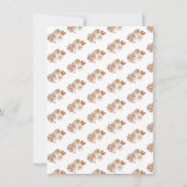 Tabellen met dubbele Beren Baby shower Plaats teke Kaart (Achterkant)