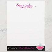 Tabellen met snoep Buffet en dessert Persoonlijk Briefhoofd (Voorkant)