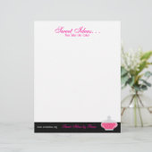 Tabellen met snoep Buffet en dessert Persoonlijk Briefhoofd (Staand voorkant)