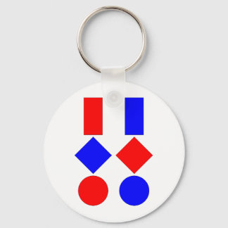 tabellen van chartres sleutelhanger