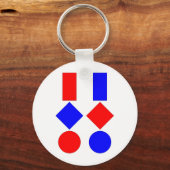 tabellen van chartres sleutelhanger (Voorkant)