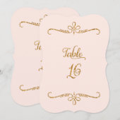 Tabelnummer 16, Fancy scriptlettertekens met besch Kaart (Voorkant / Achterkant)