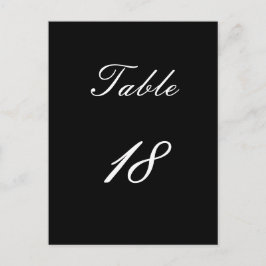 Tabelnummer 18 briefkaart