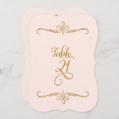 Tabelnummer 21, Fancy scriptlettertekens met besch Kaart (Voorkant / Achterkant)