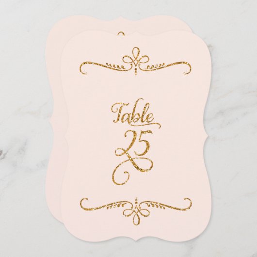 Tabelnummer 25, Fancy scriptletters met letterteke Kaart (Voorkant / Achterkant)