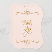 Tabelnummer 26, Fancy scriptletters met letterteke Kaart (Voorkant / Achterkant)