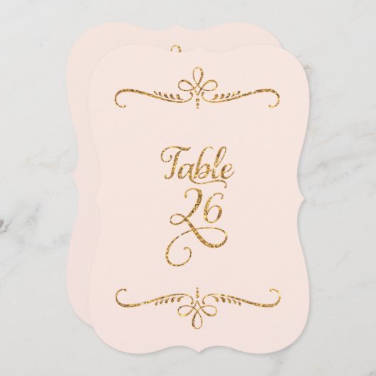 Tabelnummer 26, Fancy scriptletters met letterteke Kaart (Voorkant / Achterkant)