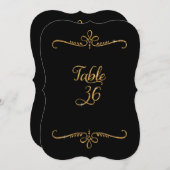 Tabelnummer 36, Fancy scriptletters met letterteke Kaart (Voorkant / Achterkant)