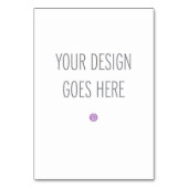 Tabelnummer (3,5x5") Afdrukservice Kaart (Voorkant)