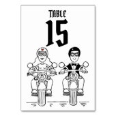 Tabelnummer aangepast fietsfietsnummer kaart (Voorkant)