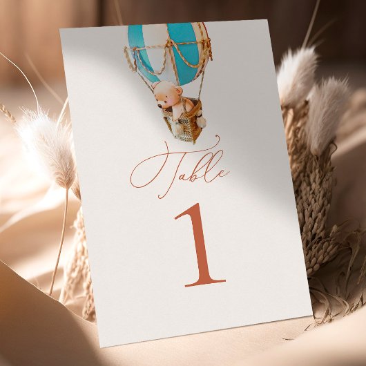 Tabelnummer beren ballonnen