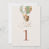 Tabelnummer beren ballonnen (Voorkant)