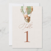 Tabelnummer beren ballonnen (Achterkant)