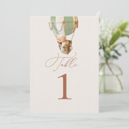 Tabelnummer beren ballonnen