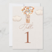 Tabelnummer beren ballonnen (Achterkant)