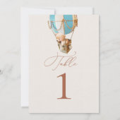 Tabelnummer beren ballonnen (Achterkant)