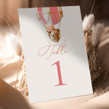 Tabelnummer beren ballonnen