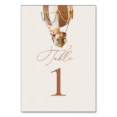 Tabelnummer beren ballonnen kaart (Achterkant)