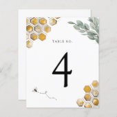 Tabelnummer bijen en eucalyptus (Voorkant / Achterkant)