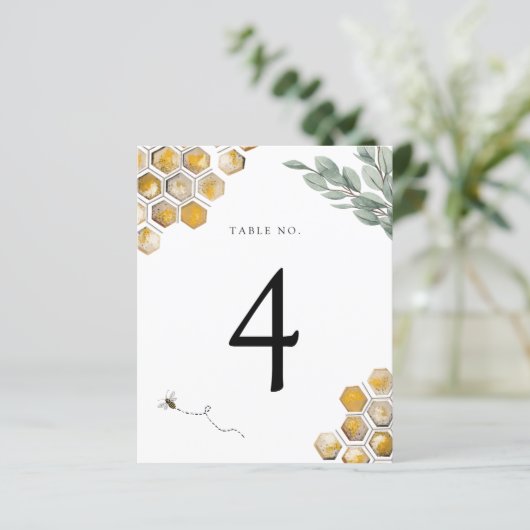 Tabelnummer bijen en eucalyptus (Staand voorkant)