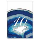 Tabelnummer Blauwe Agaat Kaart (Achterkant)