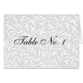 Tabelnummer bruiloft Plaats kaarten (Voorkant Horizontaal)