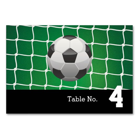 Tabelnummer Doel | Voetbal Kaart (Achterkant)