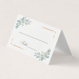 Tabelnummer en plaatsingskaarten voor de waterverf kaart